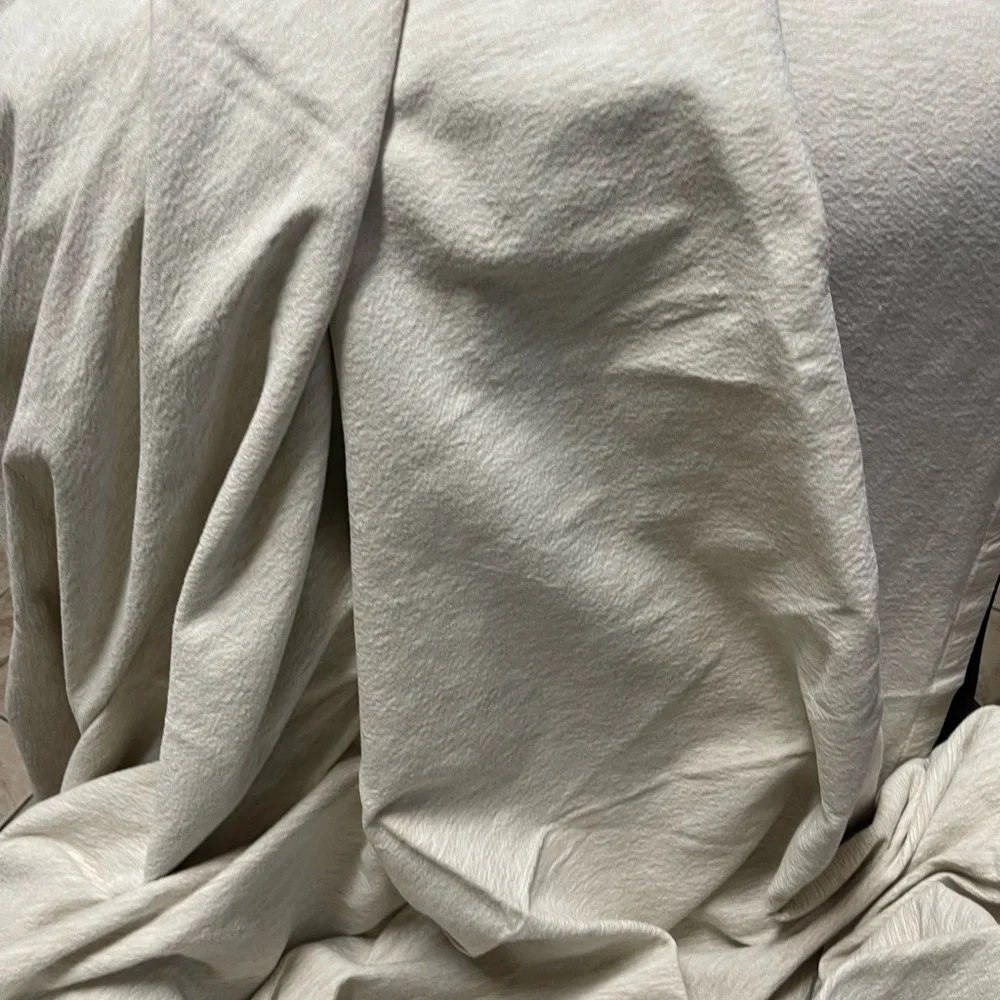 Crate & Barrel Linden Ecru Tablecloth